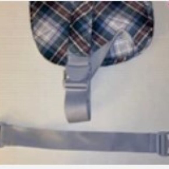 Vera Bradley Essential Sling Backpack Snowy Plaid NWT - Picture 6 of 8